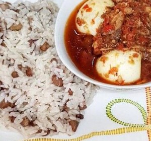 Buka Sauce & White Rice
